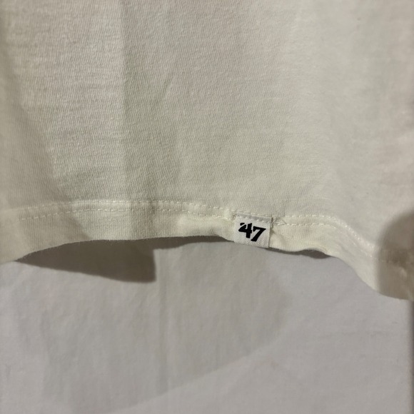 '47 Tennessee Volunteers Women's‎ Cream Tshirt Jersey Style Orange  Grey Power T - Picture 3 of 7